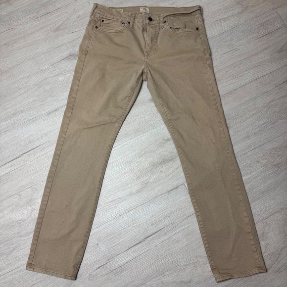 J. Crew Other - J Crew Men's Chino Pants Tan Straight Fit Style 484 Size 33x32